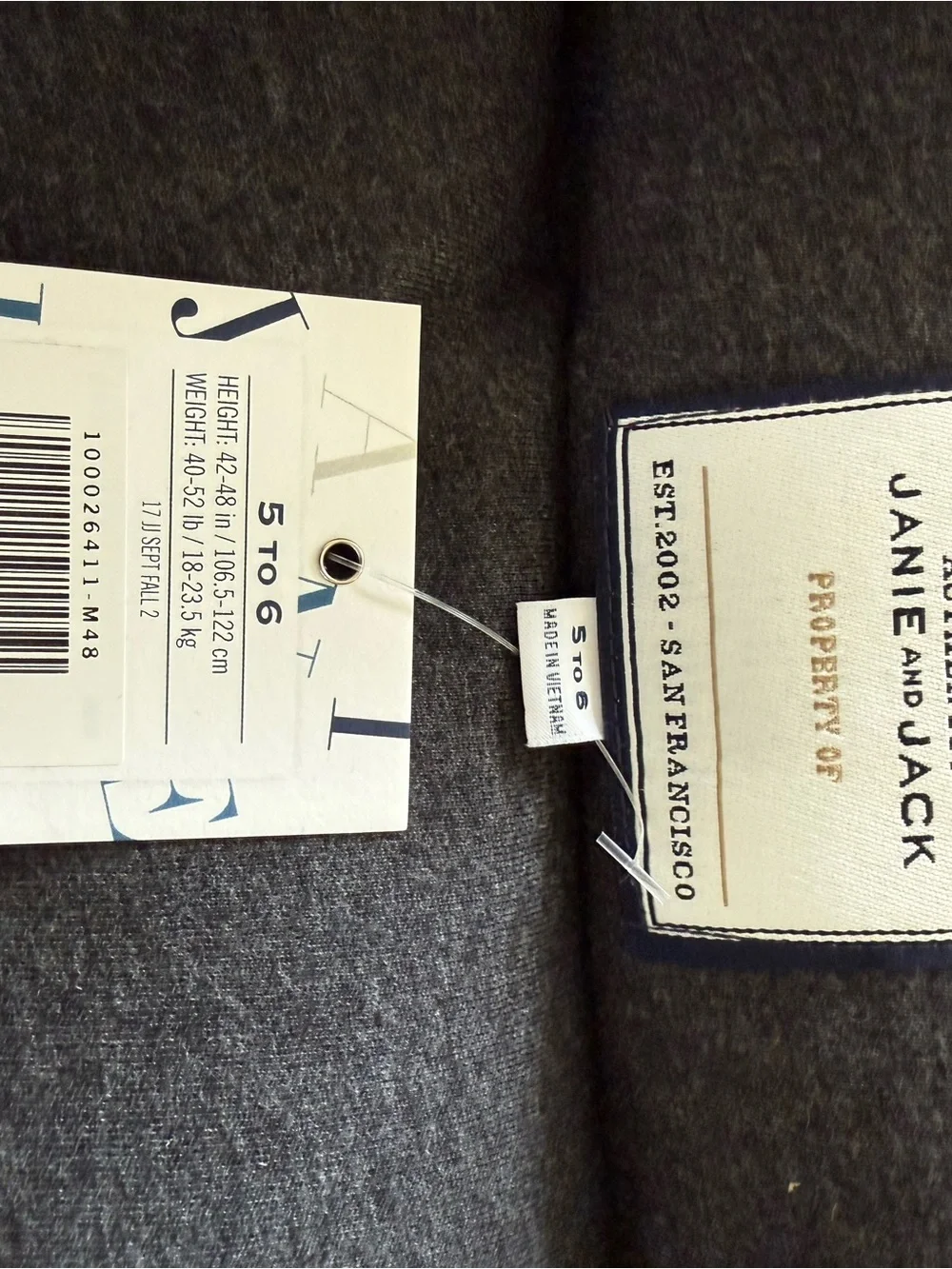 Janie and Jack Vest - NWT - Size 5-6